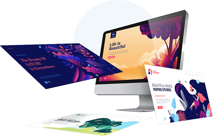 Website layouts adapting across devices