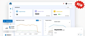 PageTraffic Digital Agency Dashboard showing campaign performance and reporting